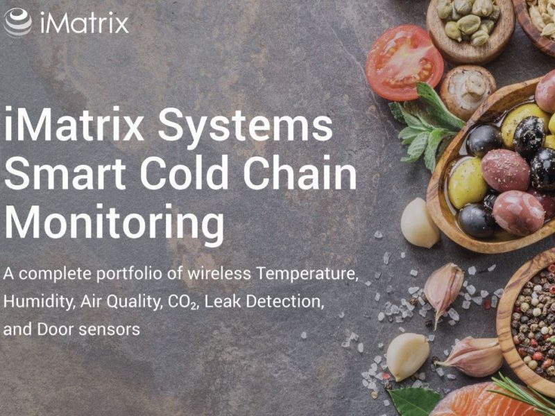 iMatrix Systems New NEO Sensors Aid Monitoring of Restaurant Refrigeration and Freezer Operations to Eliminate Food Waste